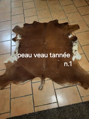 Tapis peau veau tannée n.1 vintage 