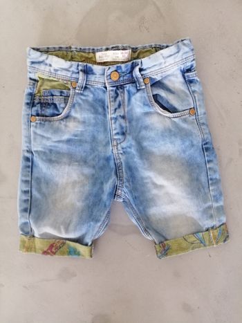 Short jean Zara Garçon 18-24 mois