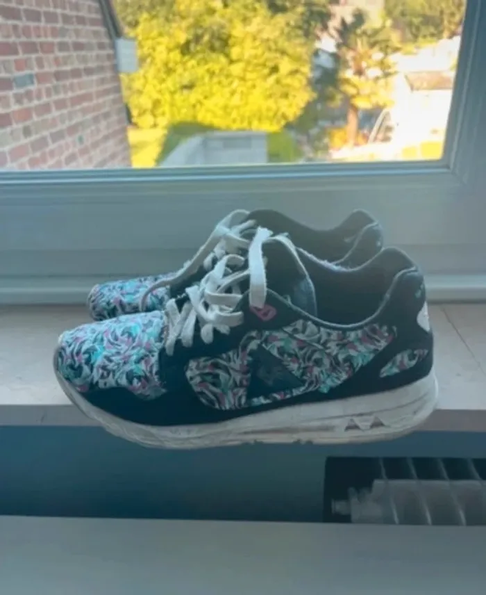 🔹 Baskets Imprimé Fleuri – Le Coq Sportif 🔹 - photo numéro 3