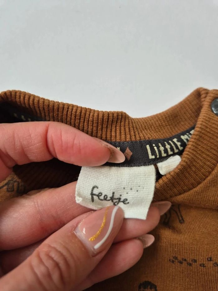 Sweat Feetje bébé garçon taille 56 comme neuf - photo numéro 3