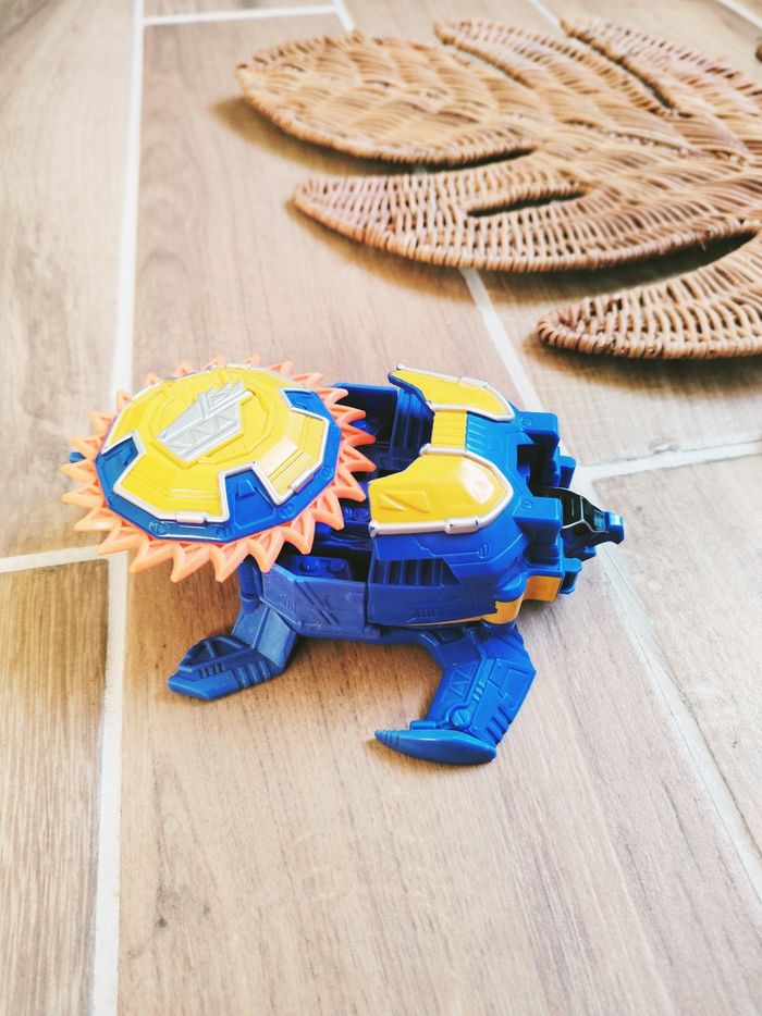🙅 Power rangers dino charge gros zord dinosaure Archelon Tortue marque bandai - photo numéro 5