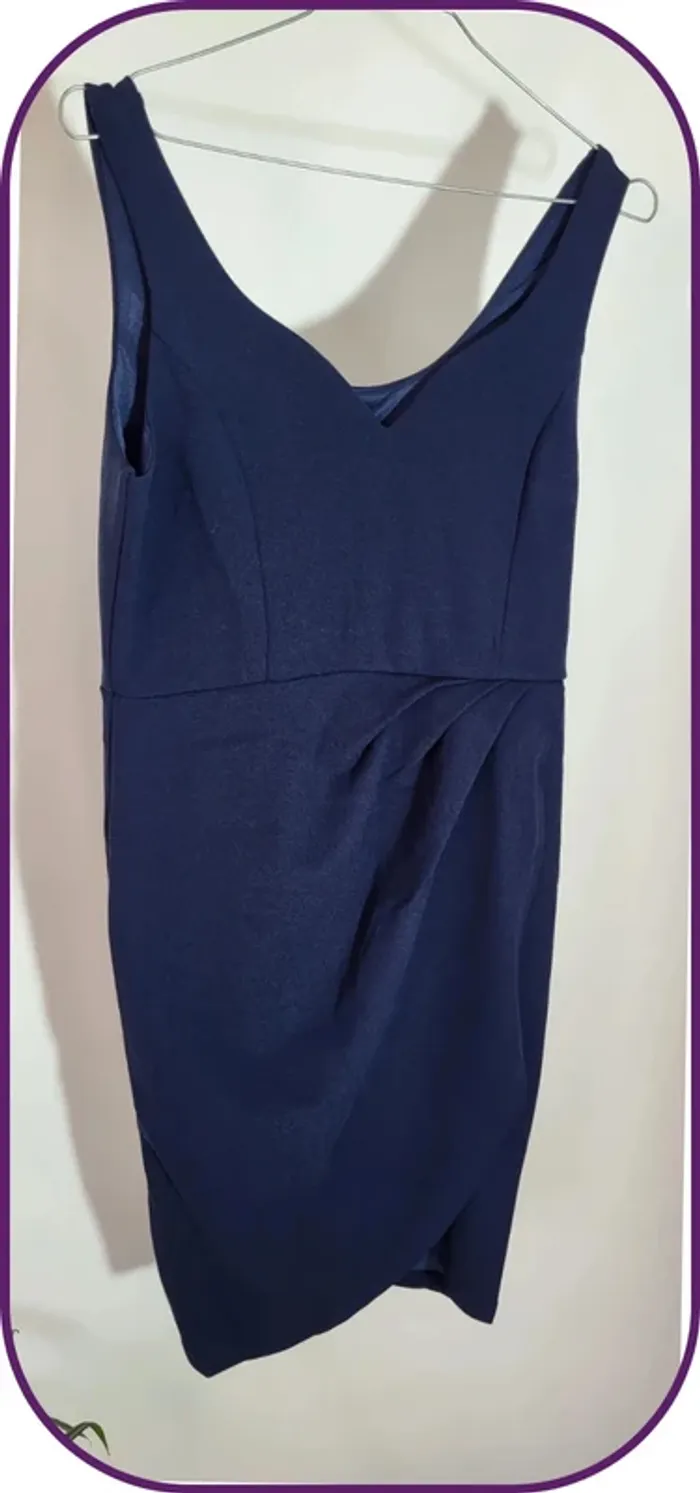 Robe élégante bleu marine – Taille M - photo numéro 4