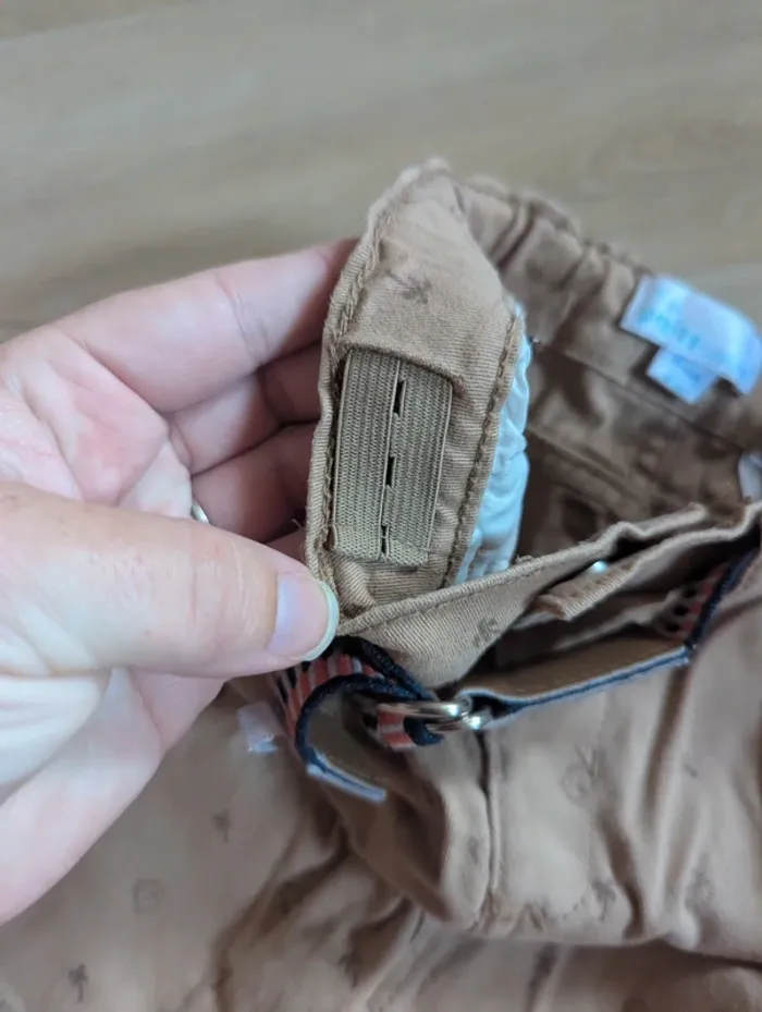 Short Mes petits Cailloux 23 mois beige - photo numéro 3