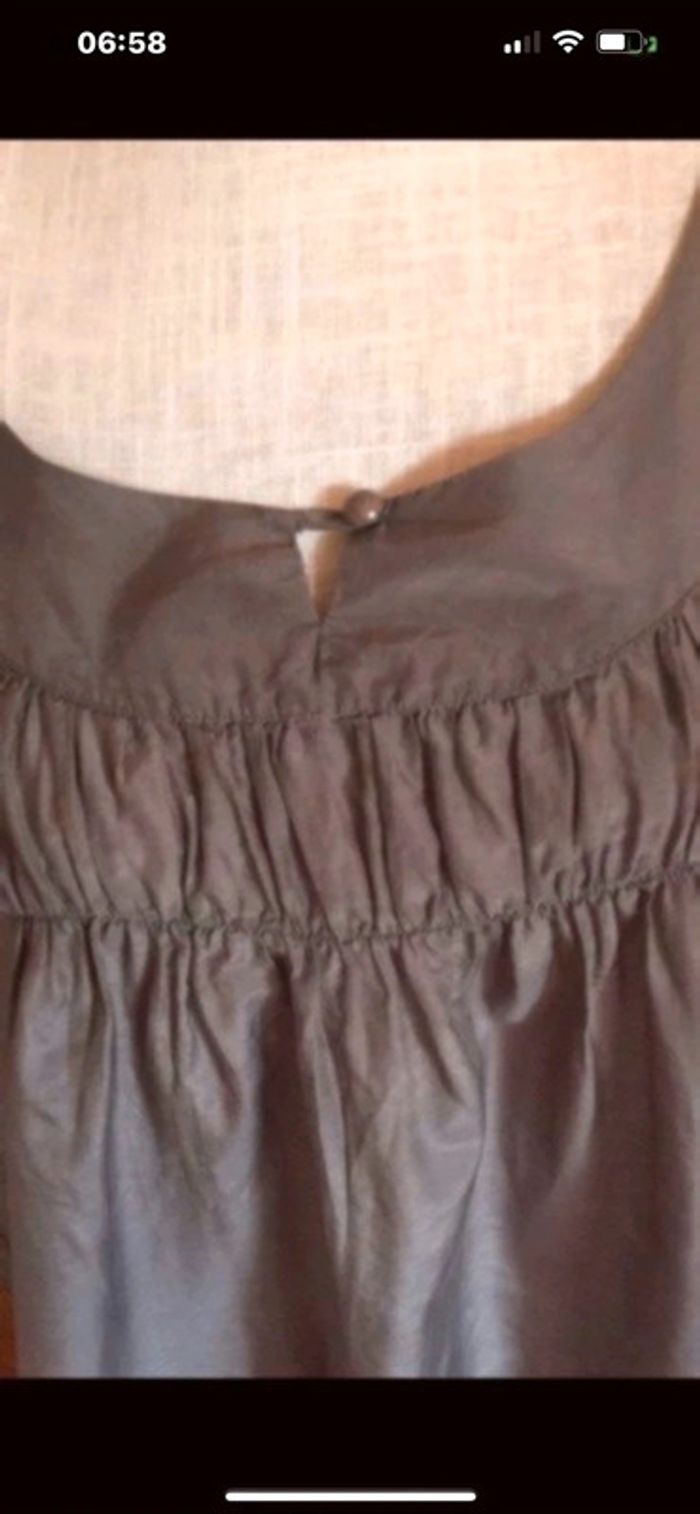 Blouse tunique bizzbee taille 38/40 marron clair - photo numéro 2