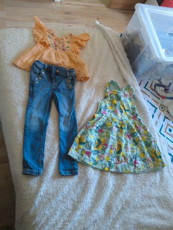 Lot vêtements été fille 4 ans
