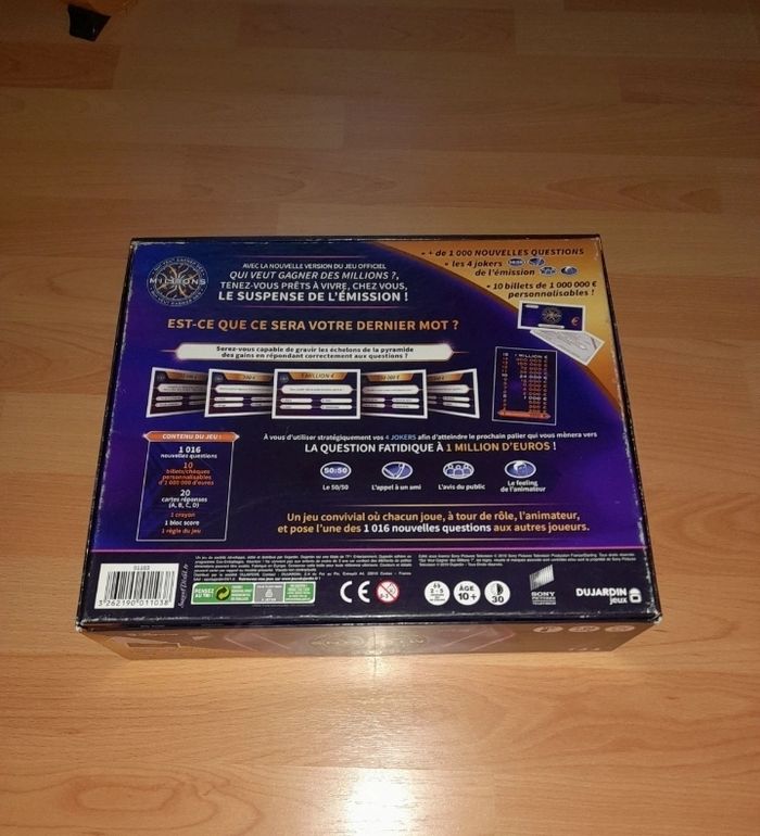 Jeu de questions qui veut gagner des millions - photo numéro 2