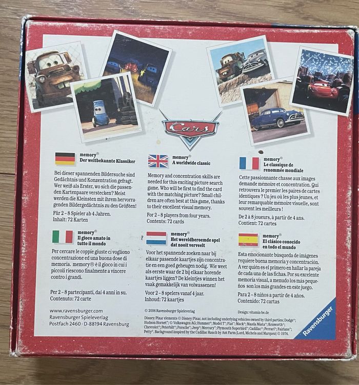 Memory cars DISNEY - photo numéro 2