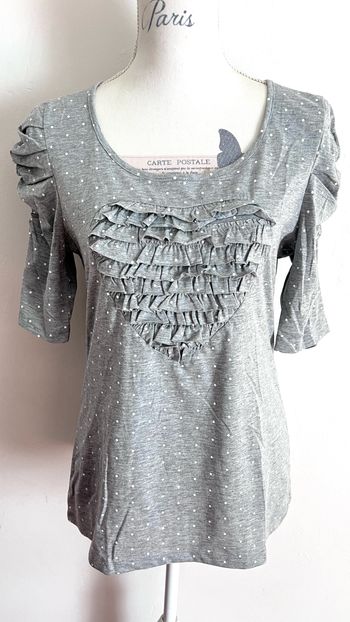 Haut t-shirt Kiabi avec  coeur