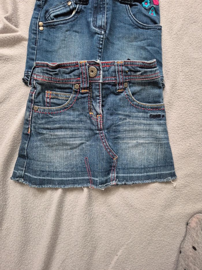 Lot jupes en jean 2 ans - photo numéro 4