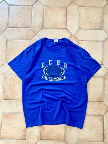 Tee shirt printed / imprimé unisexe Jerzees vintage 00’s usa CCHS volleyball