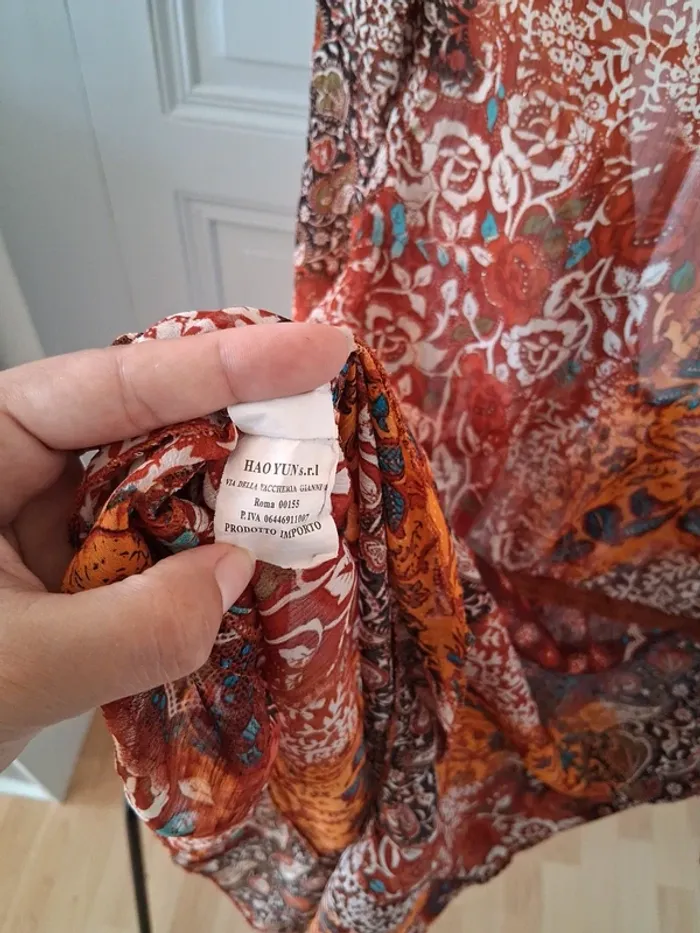 Blouse bohème en soie - photo numéro 8