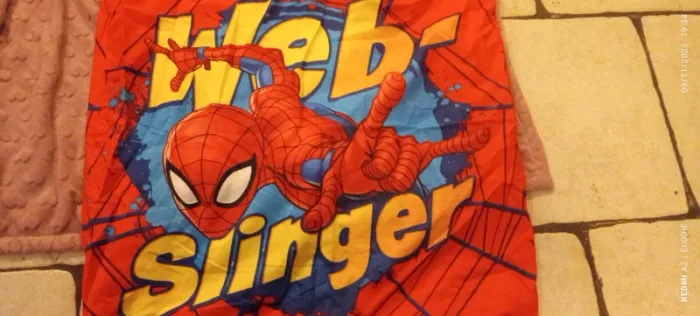 housse de couette et taie d'oreiller spiderman 1 personne - photo numéro 3