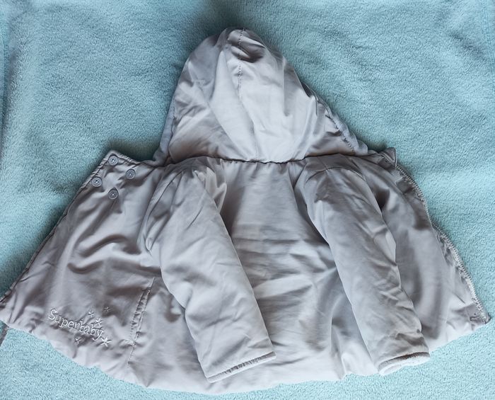 Manteau gris clair 3 mois - photo numéro 3