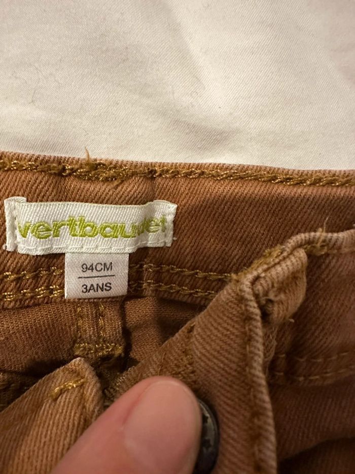 Pantalon marron verbaudet 3 ans - photo numéro 2