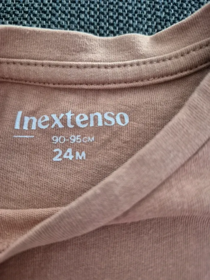 T-shirt bébé 24 mois zèbre - photo numéro 2