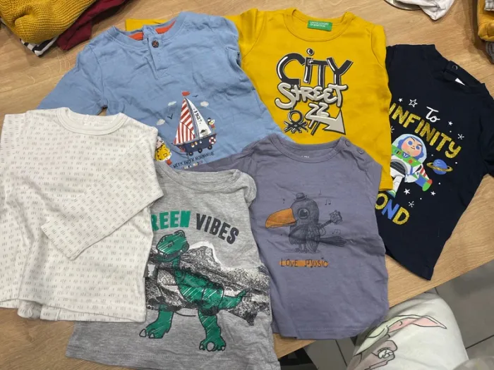 Lot t-shirt garçon 6 mois