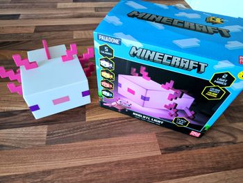 Minecraft veilleuse Axolotl 🎁