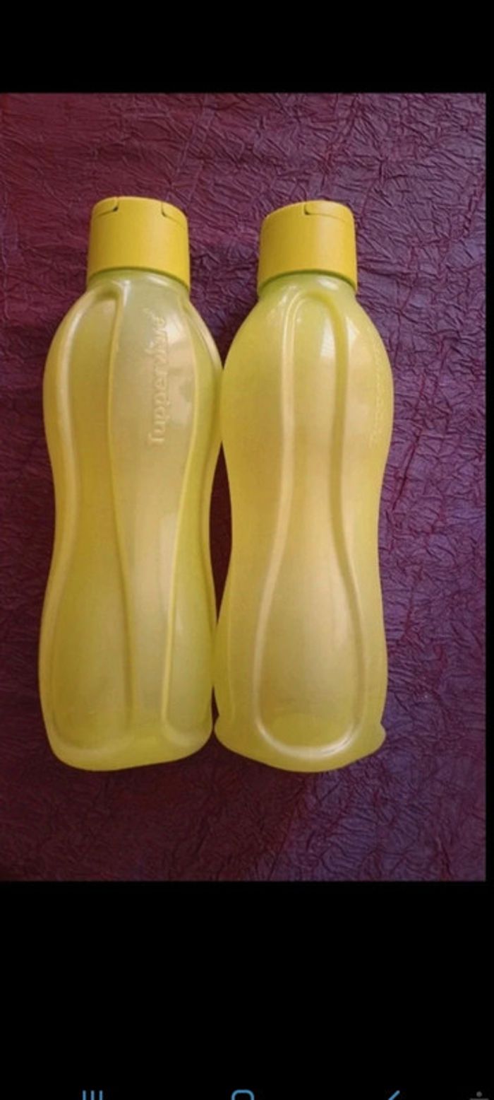 Lot de 2 gourdes pour sport,travail,enfant,maison 2 x 1 litre - photo numéro 2