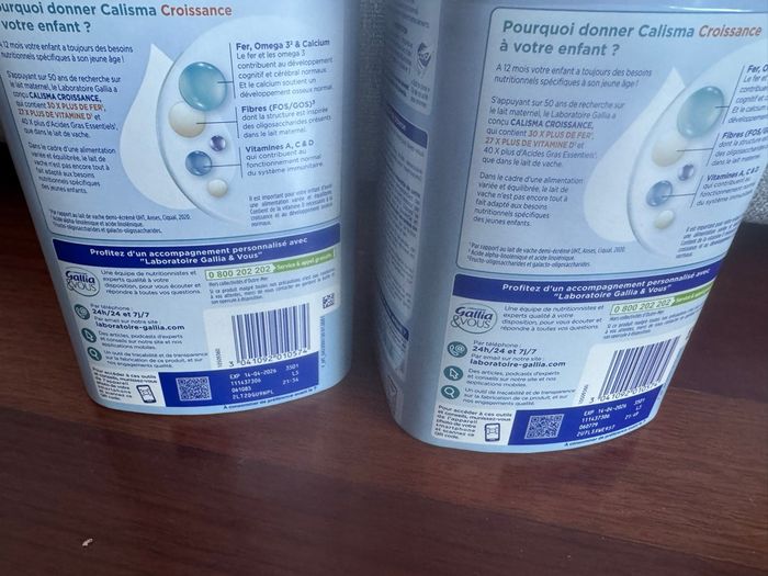 Lot de deux pots de gallia 3eme âge - photo numéro 2