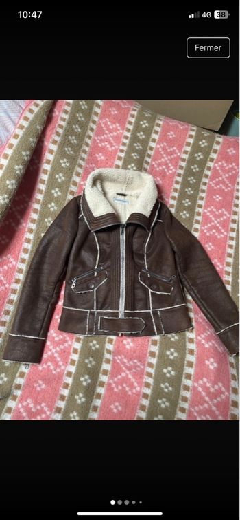 Veste marron clock house C&A taille S 