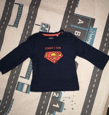 T-shirt à manches longues superman