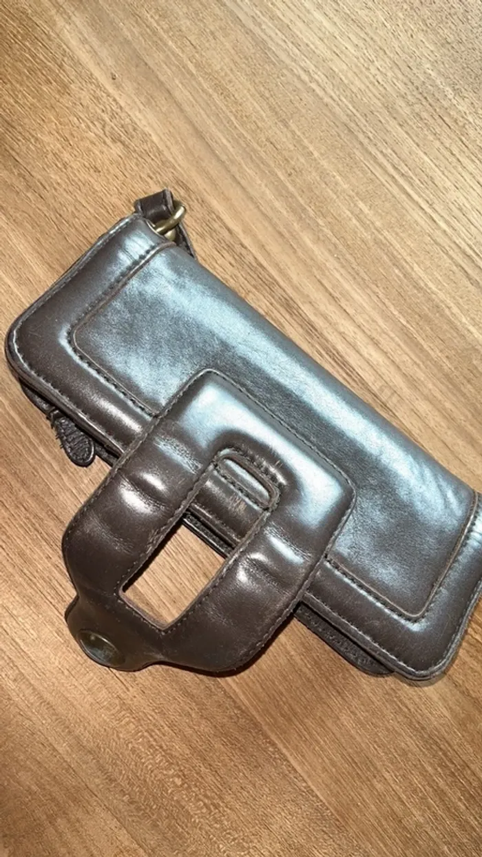 Portefeuille Gérard Darel marron - photo numéro 6