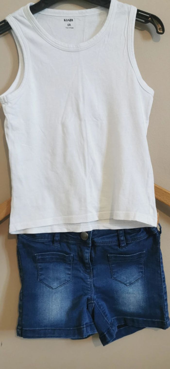 Ensemble short + débardeur