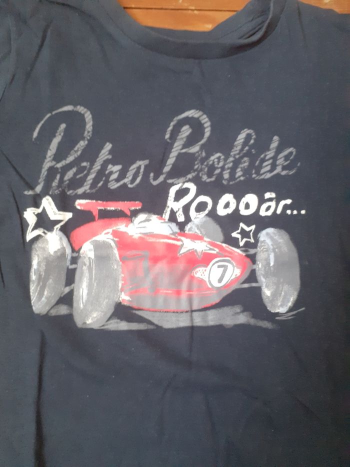 Sweet bleu marine motif voiture bolide - photo numéro 2