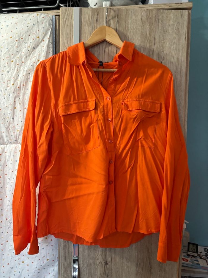 Chemise orange