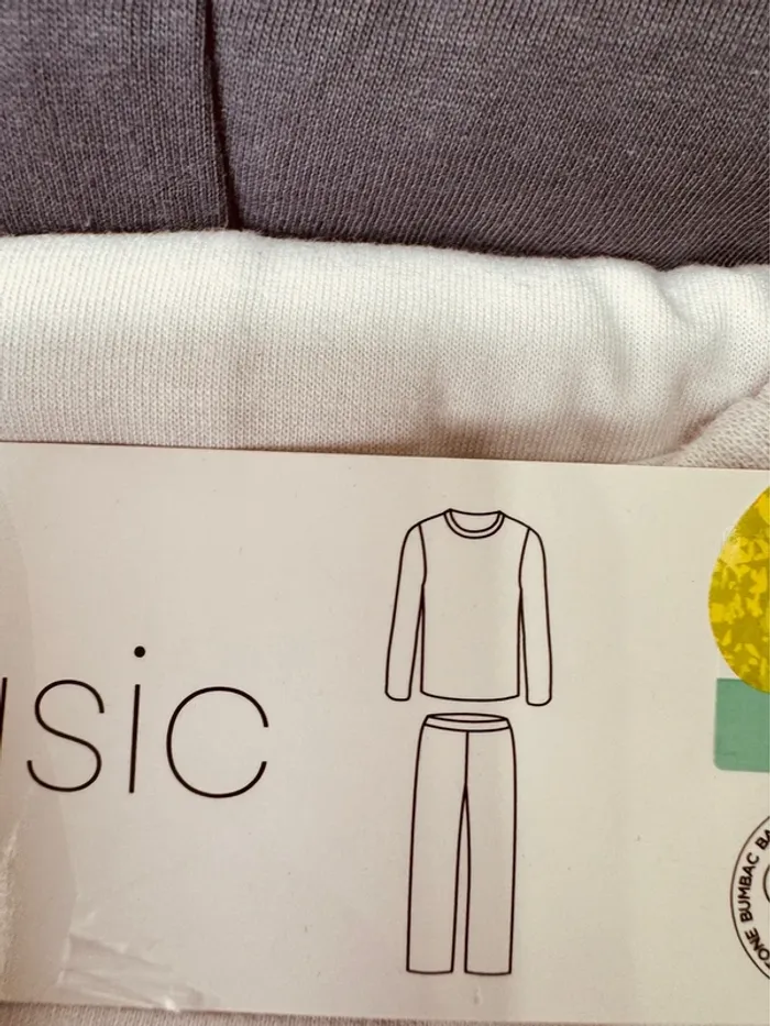 Taille 3-4 ans lot de 2 pyjamas 2 pièces coton fin fille Tex bleu gris Neufs 🌸 - photo numéro 4