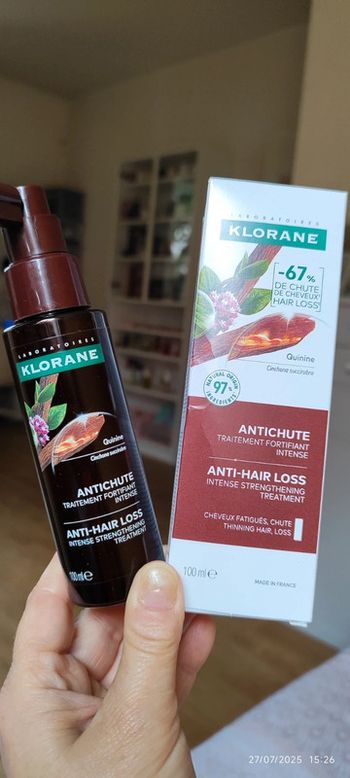 Klorane Lotion Antichute Traitement fortifiant intense 100ml