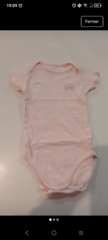 Bodies manches courtes bébé fille