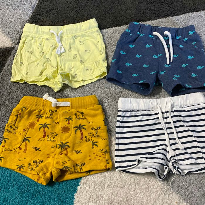 lots de 4 shorts 6 mois