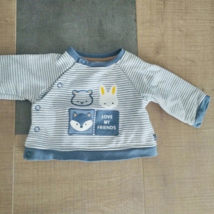 Sweat bébé garçon 1 mois