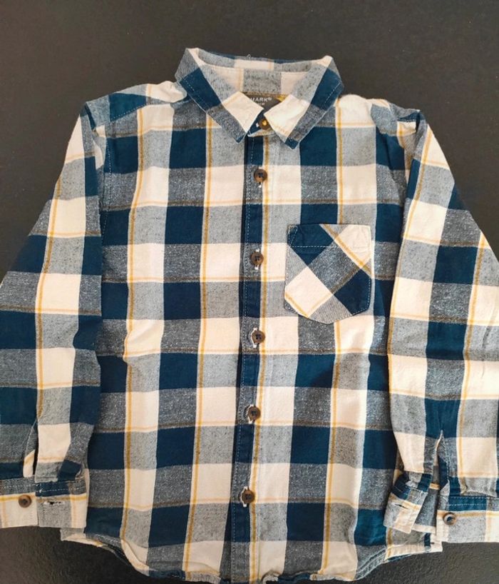 Chemise a carreaux 4 ans