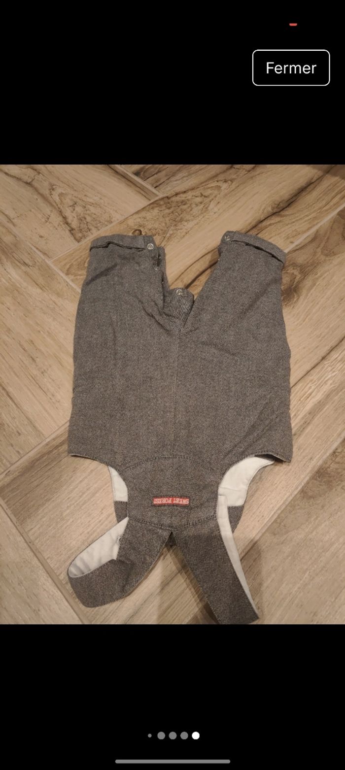 Lot 2 salopettes grises doublé 
Chaude hiver
S'ouvre en totalité sur le bas 
Parfait état 
Taille 3 mois 59-60cm
Marque Obaibi et sergent major - photo numéro 9
