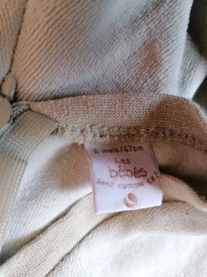 Combinaison sans manche 6 mois - photo numéro 3