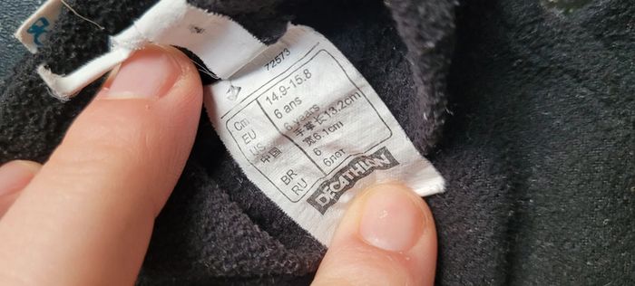 Lot de gants et mitaines polaire enfant 6ans - photo numéro 2