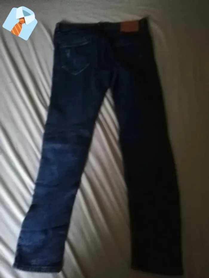 Jean Bleu Marine Burberry – Taille 35 - photo numéro 2