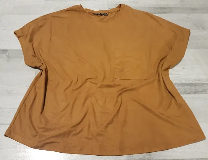 Tee-shirt suédine - Kiabi - T.XL