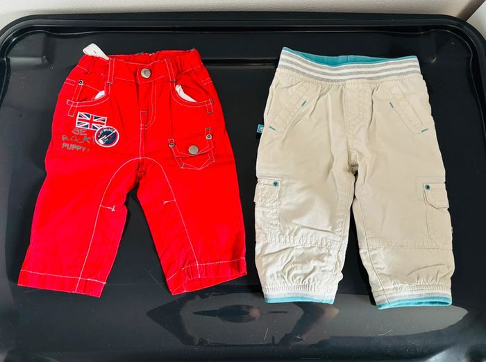 Lot de 2 pantalons / Taille 9 mois