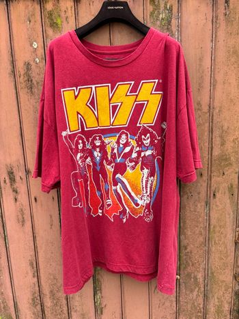 KISS Band Tee - Ultra Oversized Fit