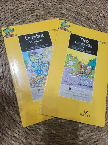 Lot 2 livres ratus poches.1ere lecture
