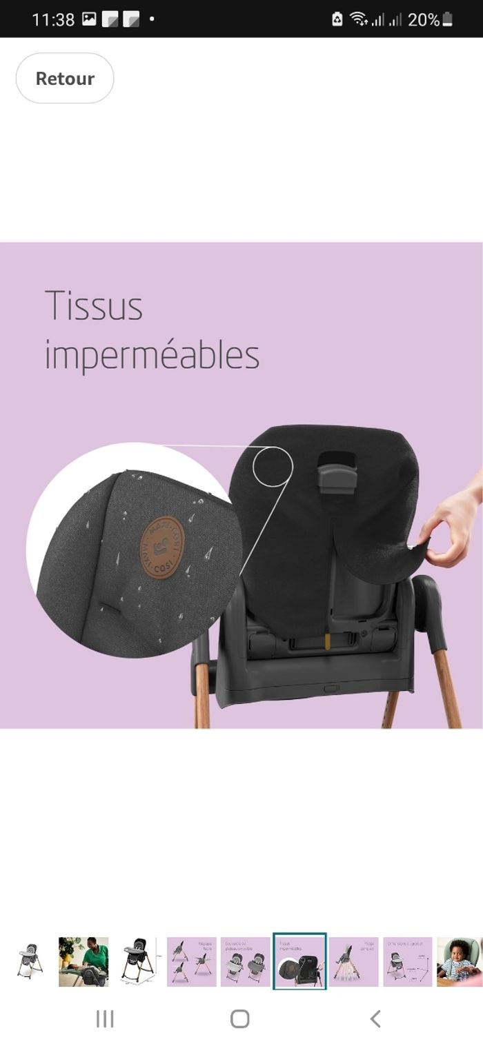 Chaise haute evolutive maxi-cosi - photo numéro 5