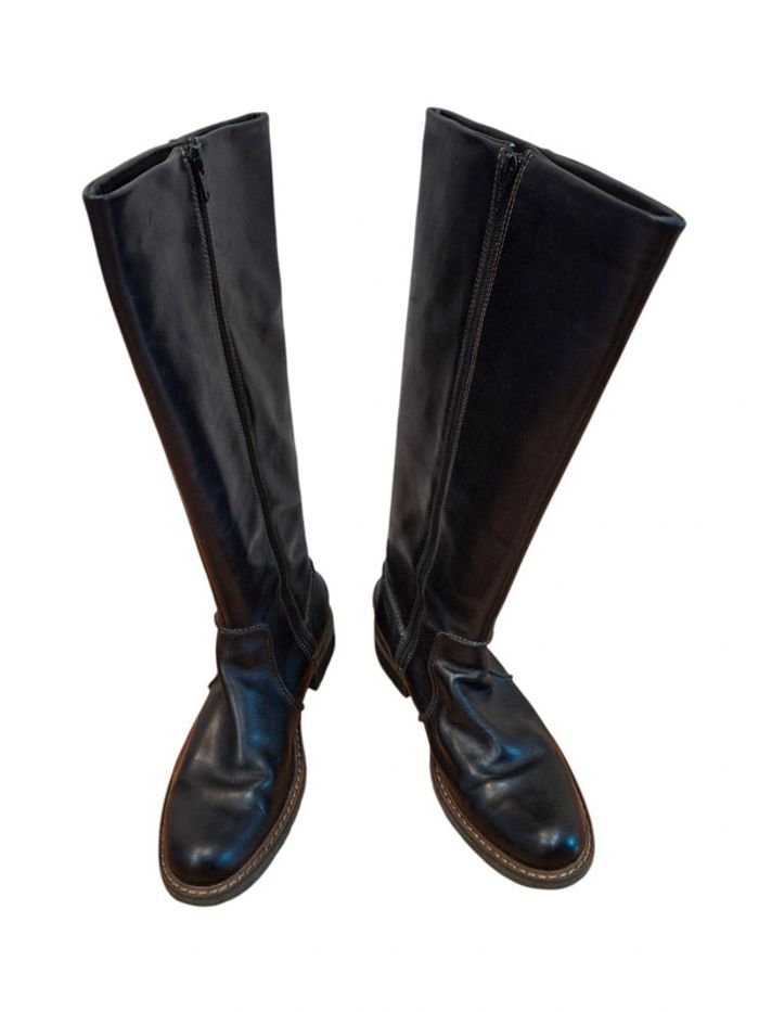 Bottes cuir noir sebago taille 38