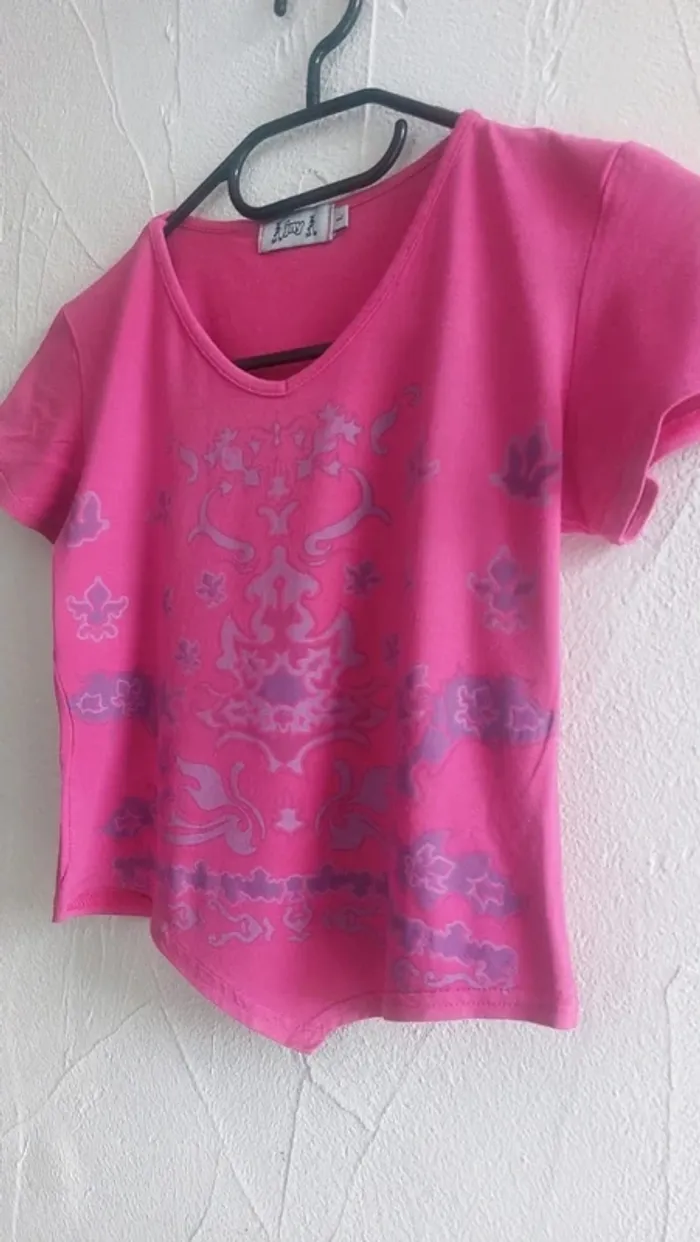 Top court rose - Taille 40 - photo numéro 2