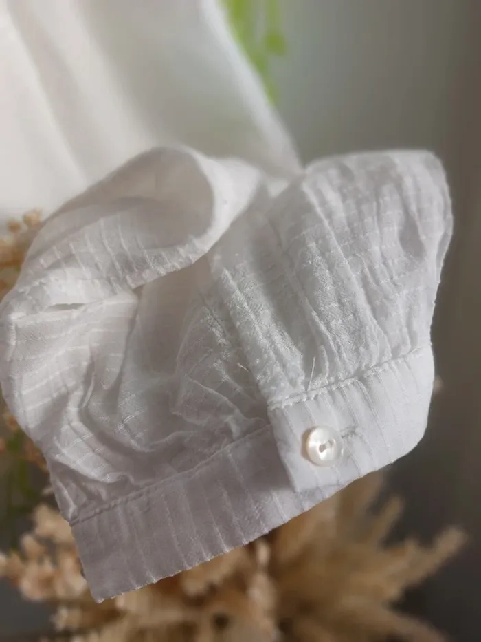 Blouse manches longue H&M – L – Blanc – État : Excellent - photo numéro 4