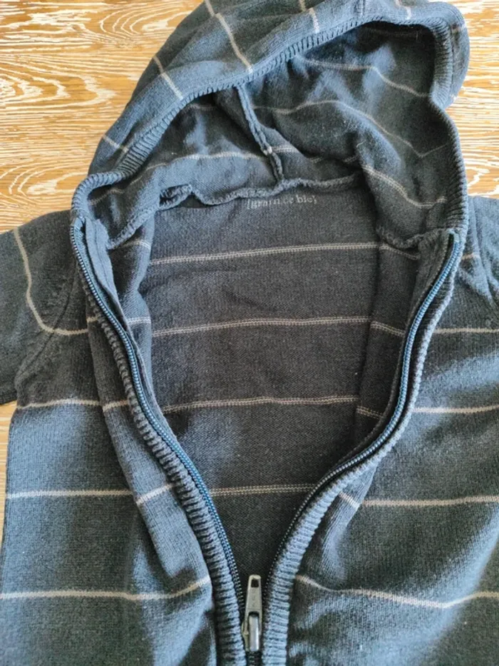 🍁gilet zippé Legé taille 6 Mois - photo numéro 3