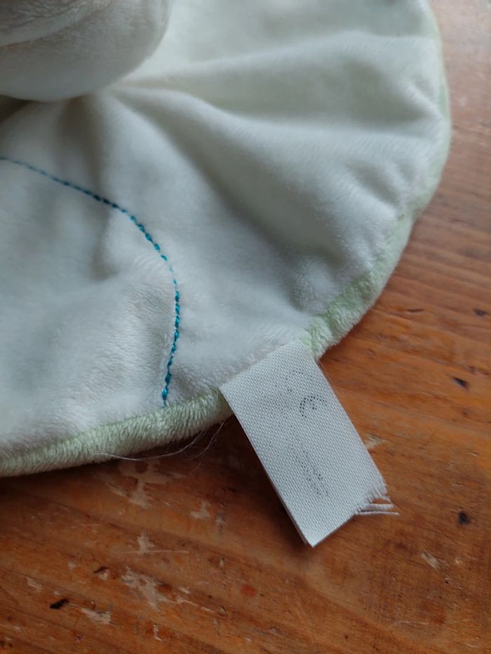 Doudou rond plat chat Nicotoy Kitchoun - photo numéro 4