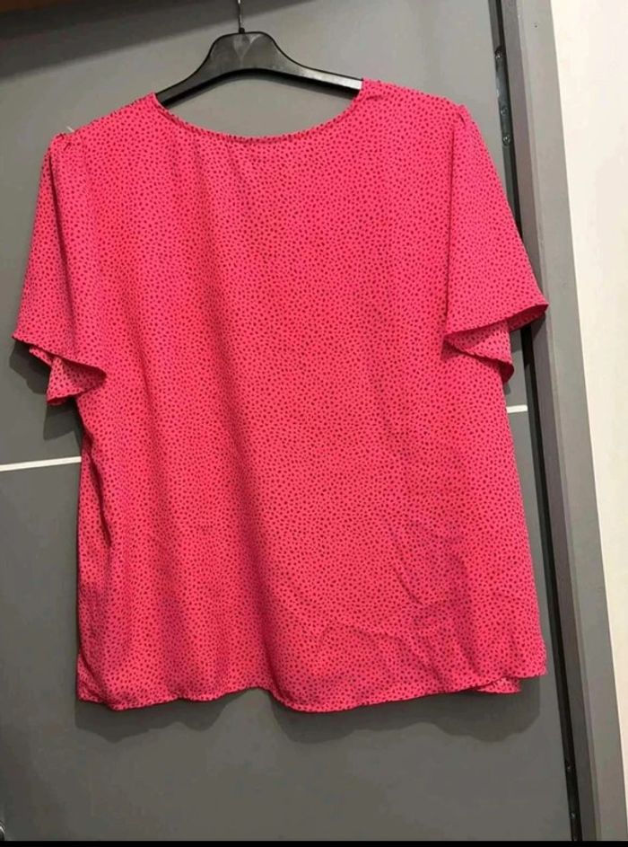 Tunique  blouse femme  46/48  rose neuve - photo numéro 5